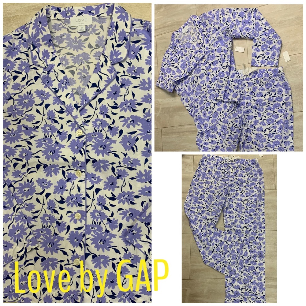 Price ✂️ GAP PJ’s. Blue flower print NWT!  😍 FREE SHIPPING!!